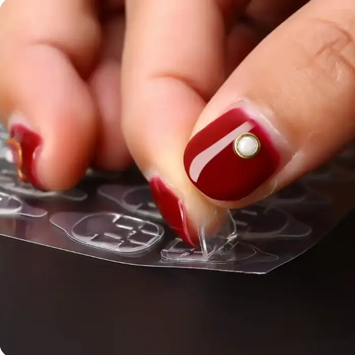 600 pièces Double face colle autocollant pour ongles onglets adhésifs imperméable respirant faux