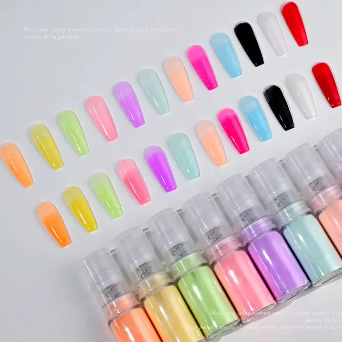 Poudre scintillante pour ongles