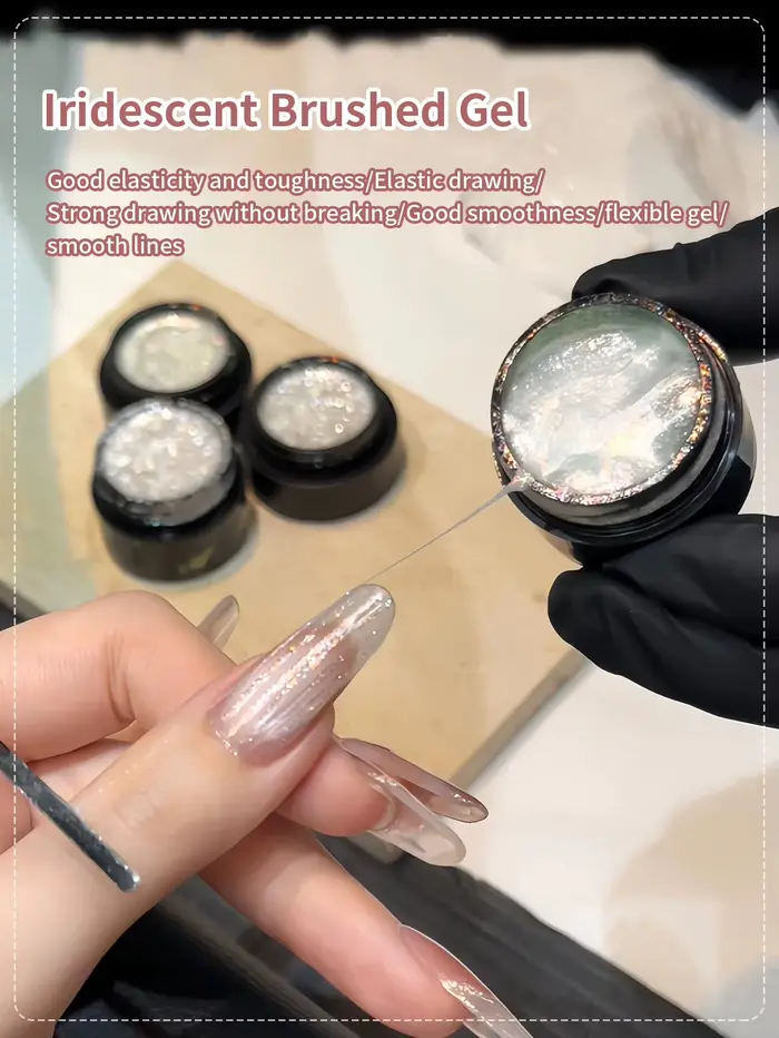 Vernis à ongles gel métallique super brillant Mianel