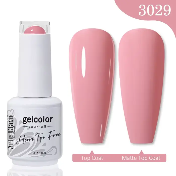 Vernis à ongles gel Arte Clavo Printemps-Été, couleur magnifique, 15 ml, semi-permanent, à retirer p