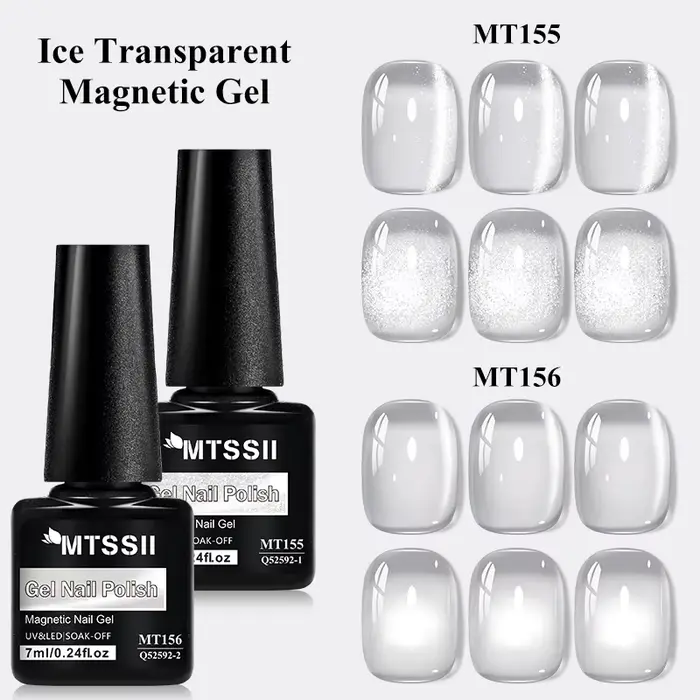 MTSSII – vernis à ongles Gel magnétique Transparent
