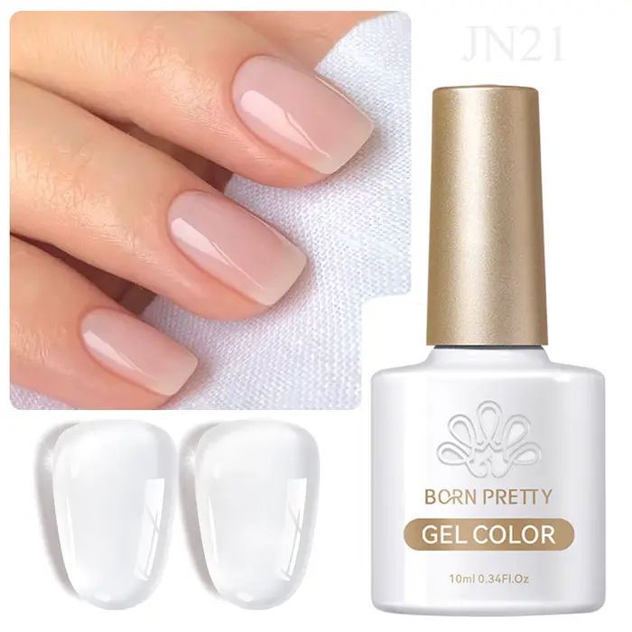 BORN PRETTY 10ml gelée laiteuse blanc Gel vernis à ongles