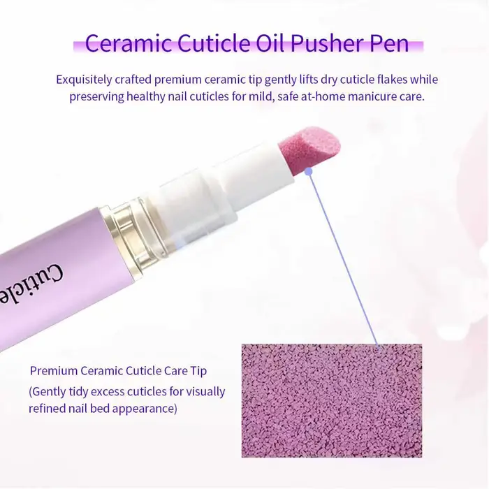 Stylo d'essence pour soins des ongles deux-en-un
