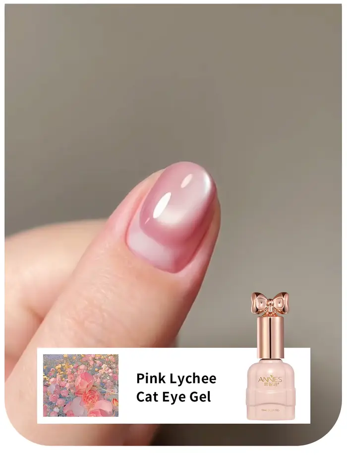 Vernis à ongles Gel magnétique chat rose bleu cristal 10ml, gelée de verre perlé Semi Permanent à tr