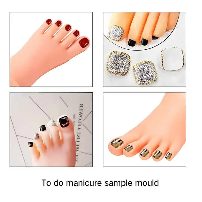 Faux pieds pour pratique spécifique au salon de manucure