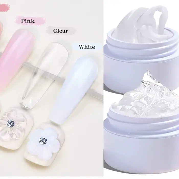 Gel pour ongles de constructeur de Sculpture solide