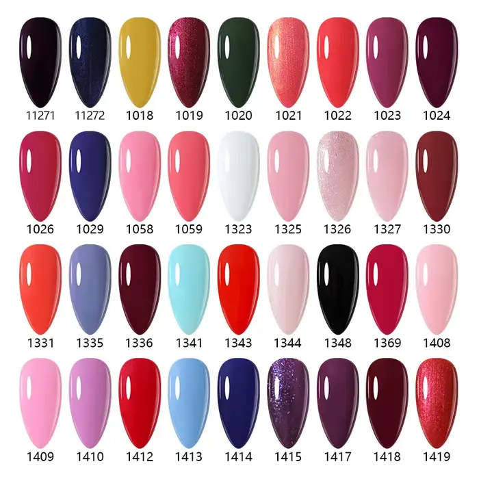 NAILCO 15ml Série Couleurs Rouge Foncé Vernis à Ongles Gel Nail Art Manucure Marron Nude Gel UV Gellak Design Laque Couche de Finition et de Base