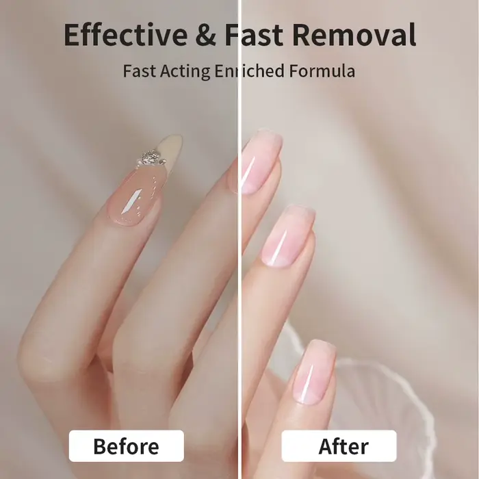 Dissolvant de vernis à ongles liquide professionnel