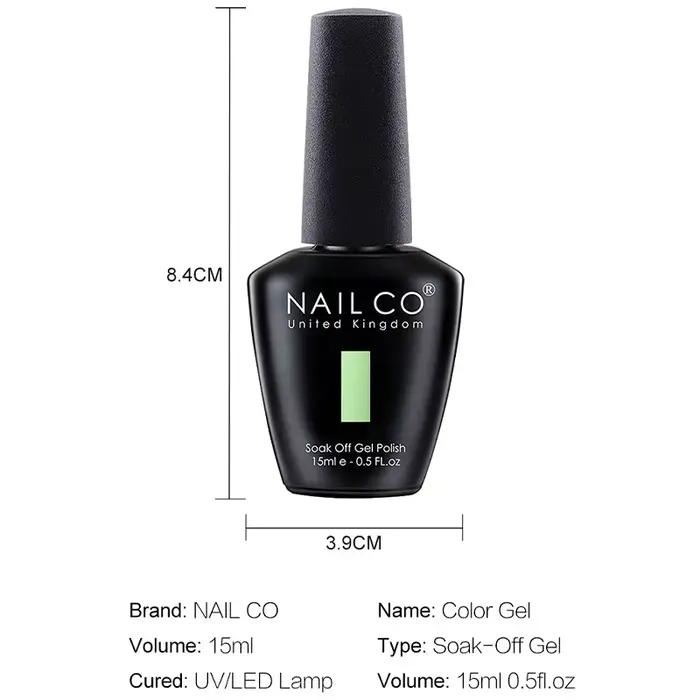NAILCO ongles Art Hema TPO gratuit 15ml Gel vernis couleurs