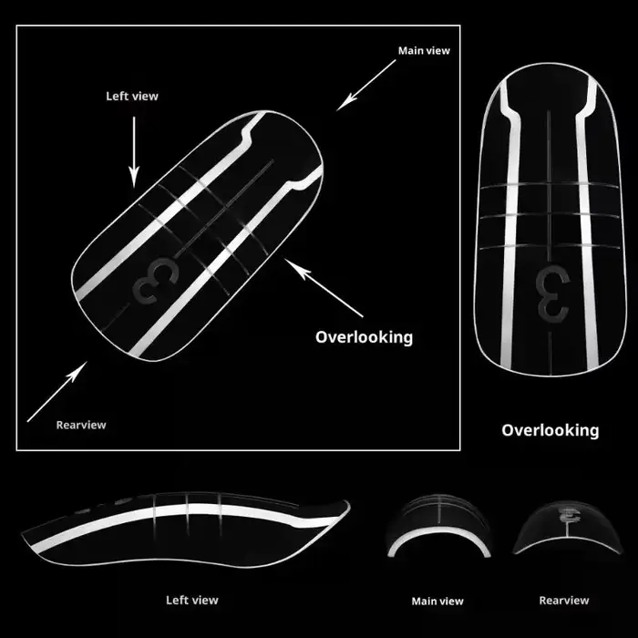 140 pièces/boîte couverture complète faux ongles Ultra mince clair presse sur orteil pied