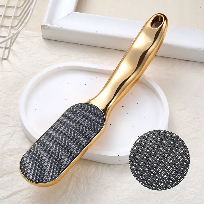 Lime à pied en verre Nano, grain de veines, dissolvant de peau morte pour épurateur de semelles de talon, outil de pédicure facile à nettoyer pour Salon, usage domestique, suspendu