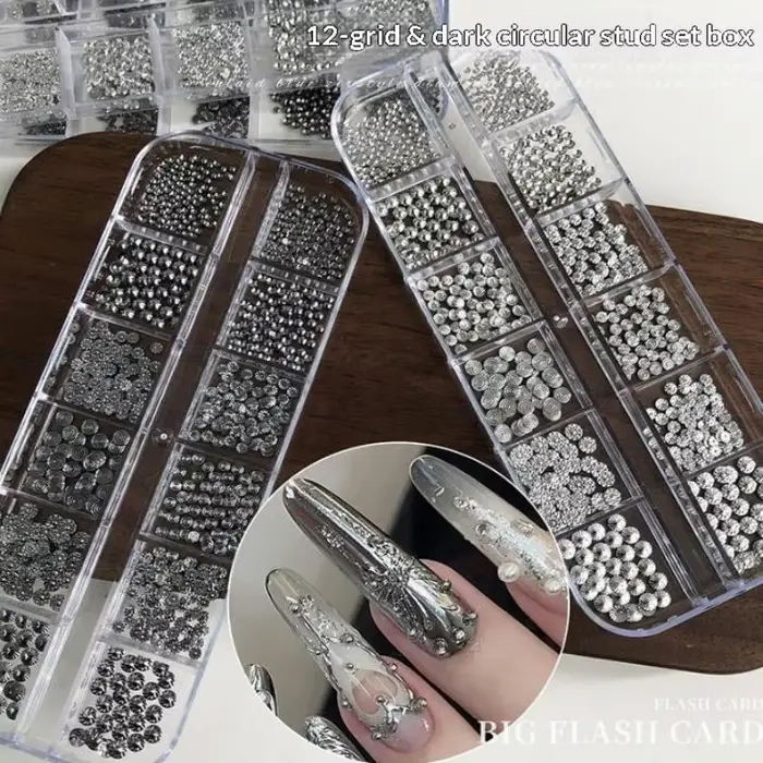 Breloques Métalliques pour Ongles
