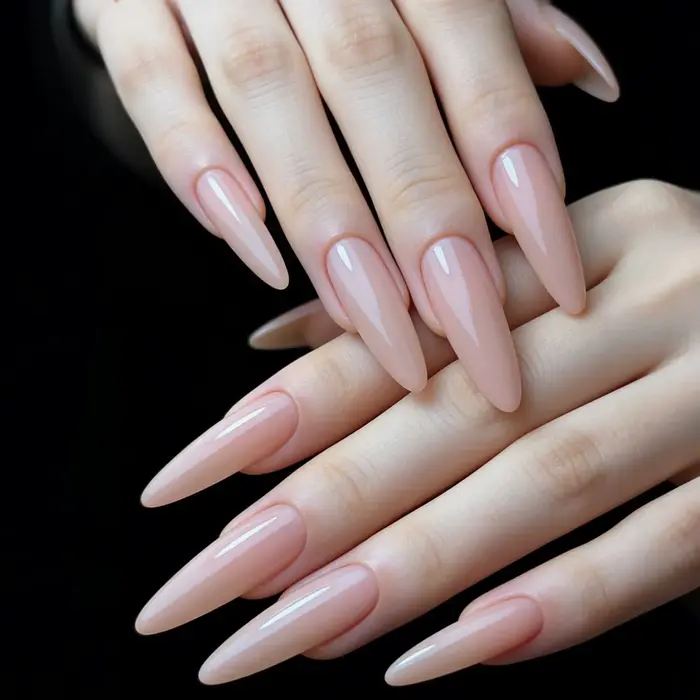 Gel Polish Nude Transparent pour un Look Naturel – Gel Constructeur Rose Translucide Effet Gelée pour Ongles