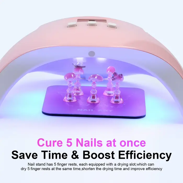 Support à ongles pour peinture des ongles, support à ongles en forme de cœur pour presse/affichage e