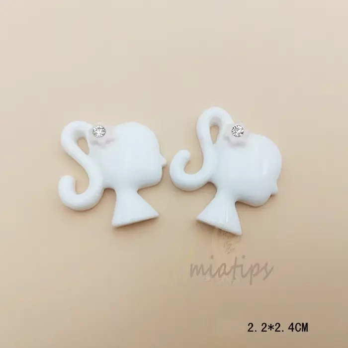 Breloques à ongles Kawaii pour fille rose 3D