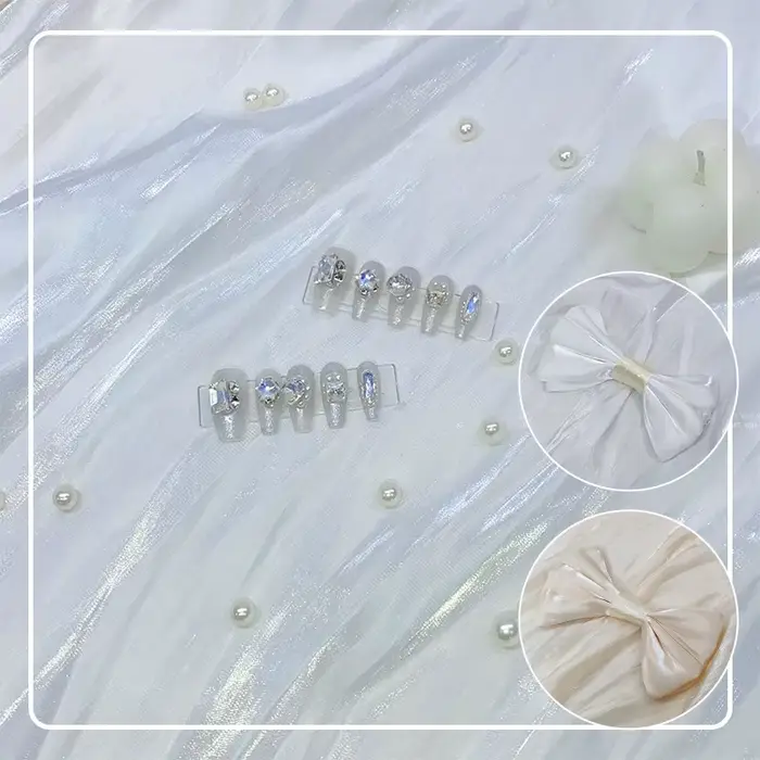 Ins Nail Art Photo fond tissu accessoires vernis à ongles décoration à main amélioration