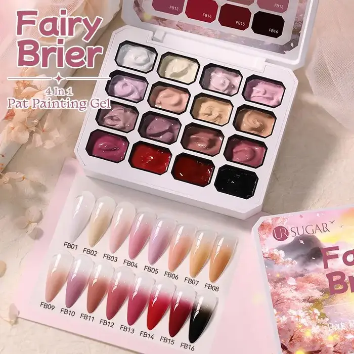Kit de gel à ongles dégradé facile à appliquer
