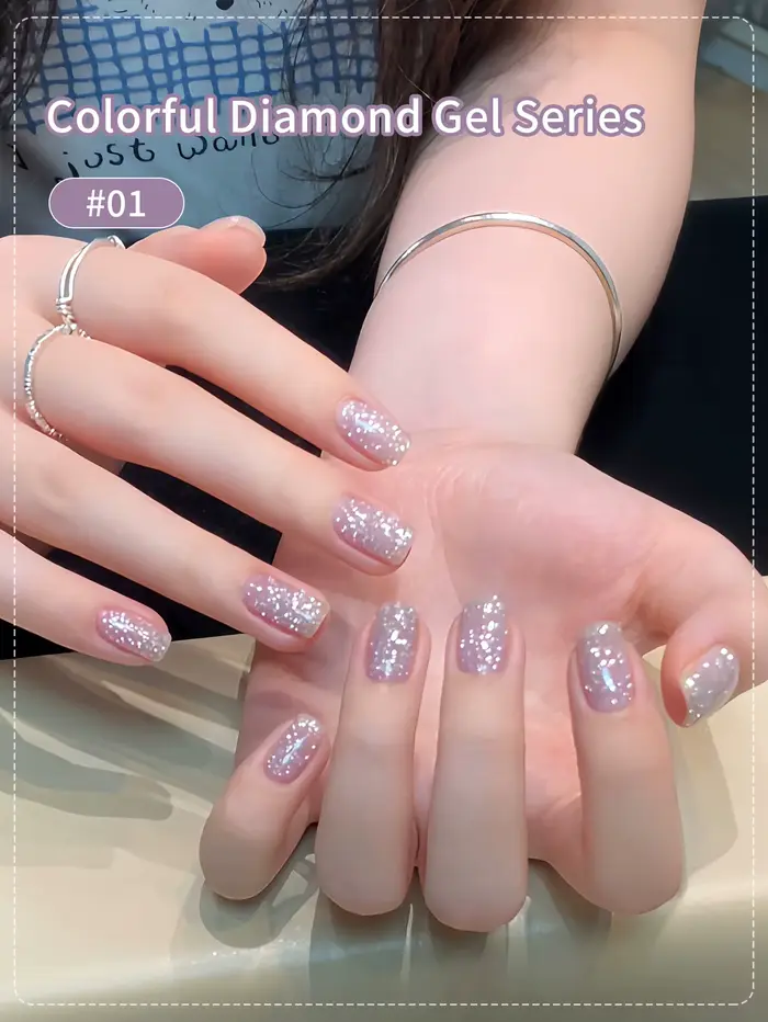 5g 3 couleurs haute densité paillettes vernis à ongles Gel réflexion Flash Nail Art Gel