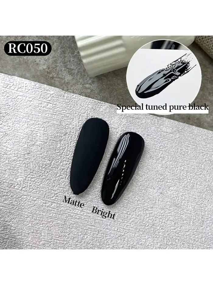 Vernis à ongles Gel blanc et noir