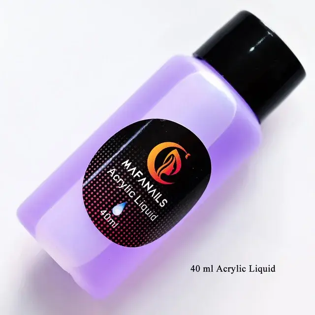 120 ml/bouteille EMA acrylique liquide monomère cristal fournitures pour ongles pour professionnel trempage sculpture