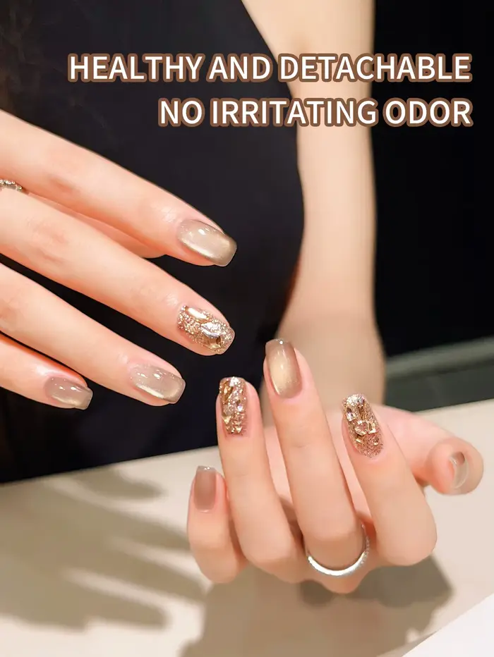 Vernis à ongles Gel cassé à lumière scintillante