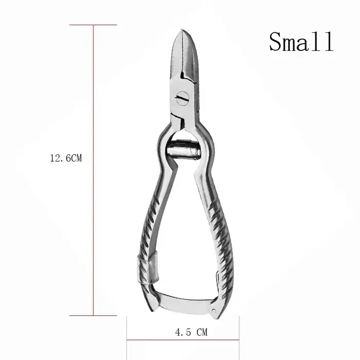 Pince à cuticules professionnelle pour manucure et pédicure, coupe-ongles, ciseaux à peaux mortes, o