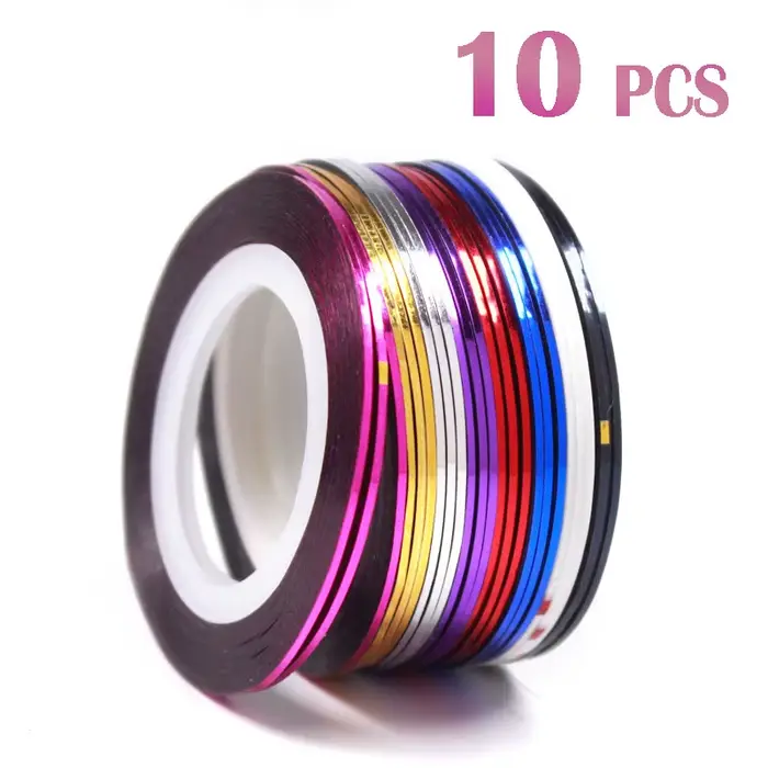 Bandes autocollantes pour nail art, lignes de peinture adhésives pour la décoration des ongles DIY, 