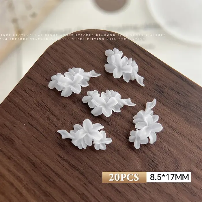 20 pièces papillons Nail Art décorations résine ongles papillon breloques