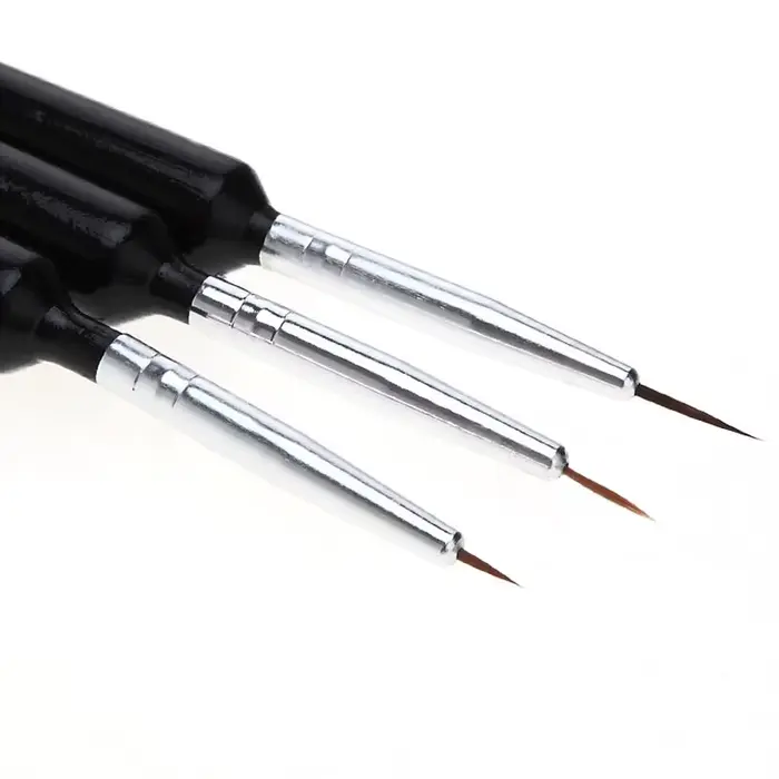Ensemble de pinceaux à ongles professionnels, outils de manucure, conception de pointe, peinture, de
