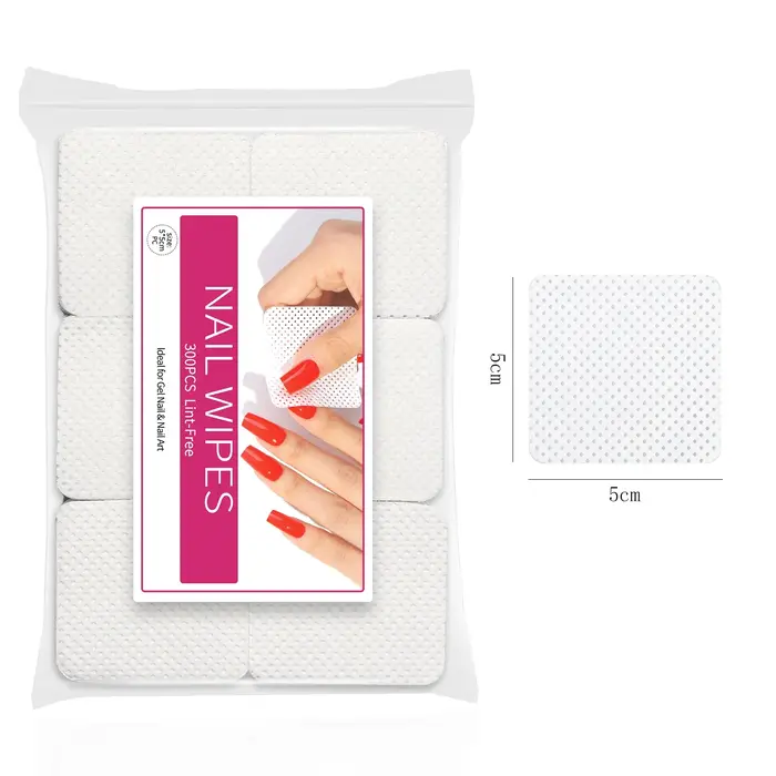 Dissolvant de vernis à ongles non pelucheux