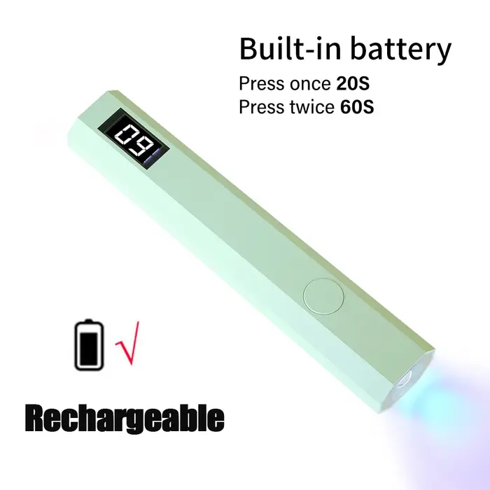 YIKOOLIN lumière UV/LED portative pour ongles 12W Mini