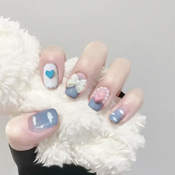 Ensemble de faux-ongles artificiels pour Nail Art, couverture complète, ensemble de faux-ongles, bal