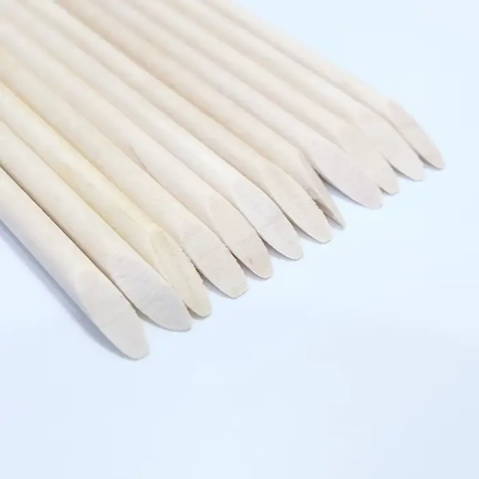 Lurayee – poussoir à cuticules pour ongles, bâtons en bois Orange, dissolvant de manucure, Design en