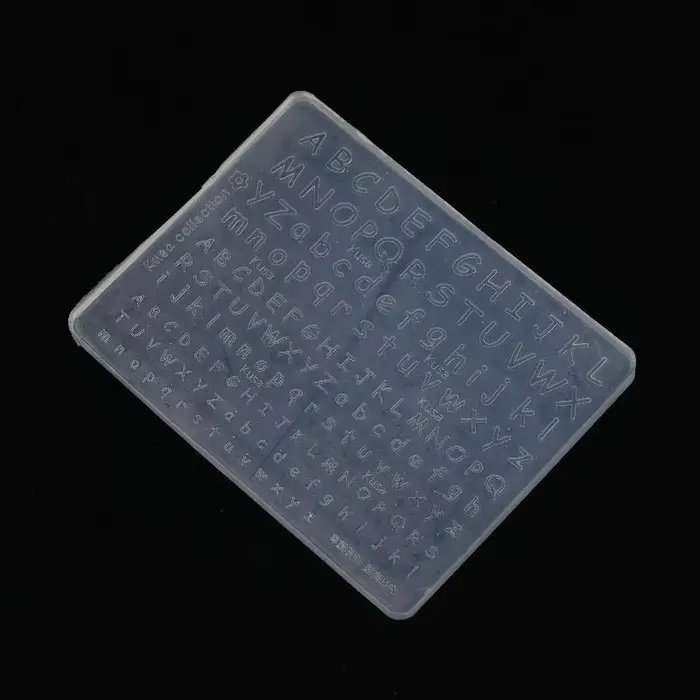 Moule à ongles en silicone transparent