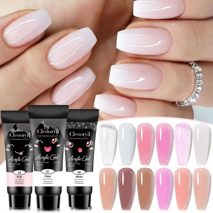 15ml Extension solide Gel ongles construire Poly