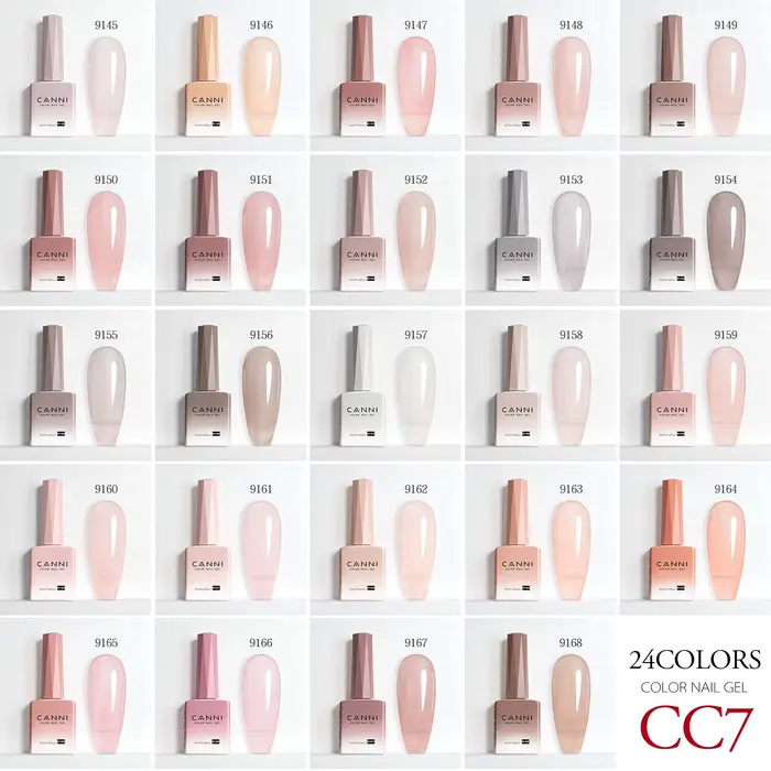 HEMA FREE TPO gratuit 9ml Canni vernis à ongles Gel gelée couleur nue Transparent Semi Permanent naturel nu français