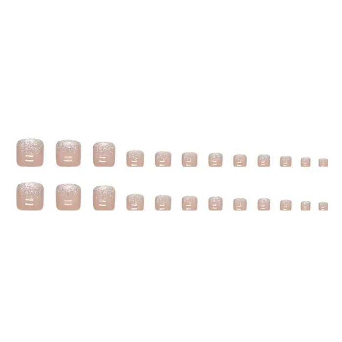 Autocollants pour ongles d'orteils