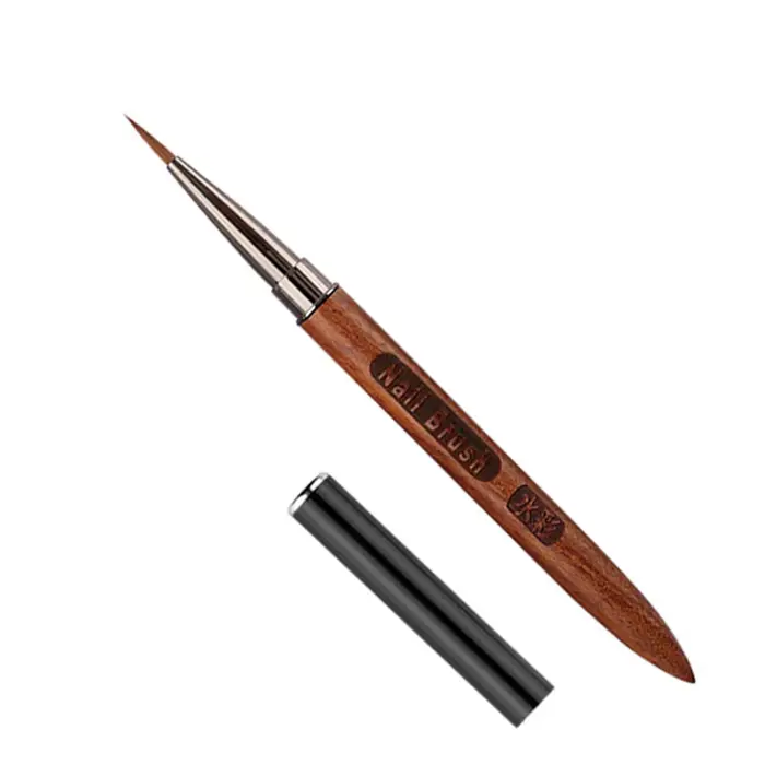 Pinceau à ongles triangulaire de précision pour motifs 3D