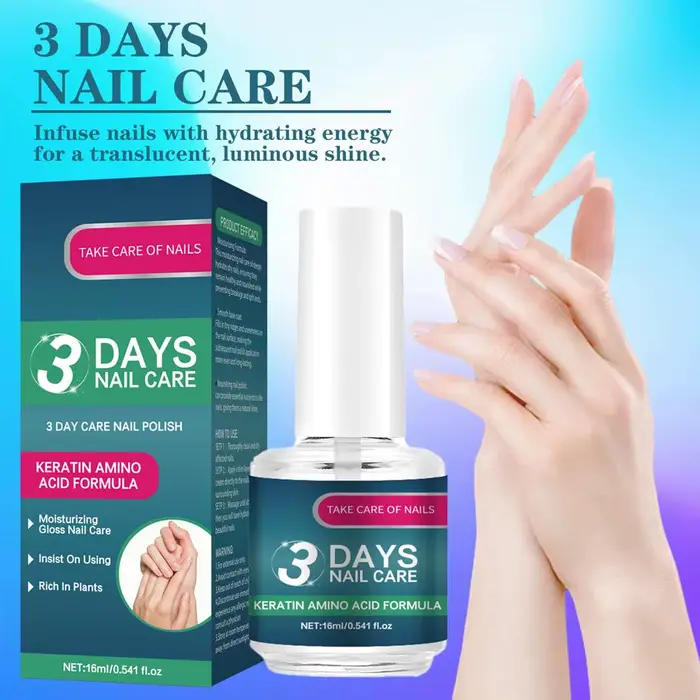 Traitement de soin des ongles en 3 jours