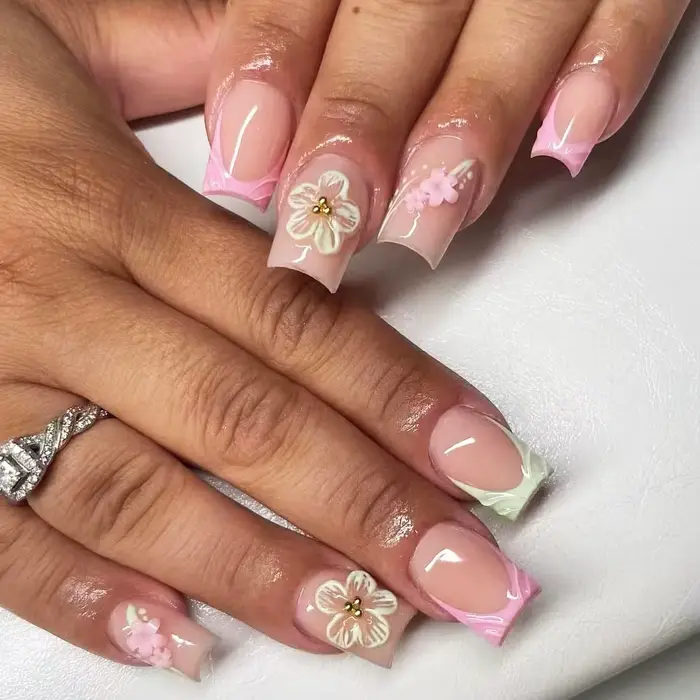 Faux ongles 3D pour femmes et filles