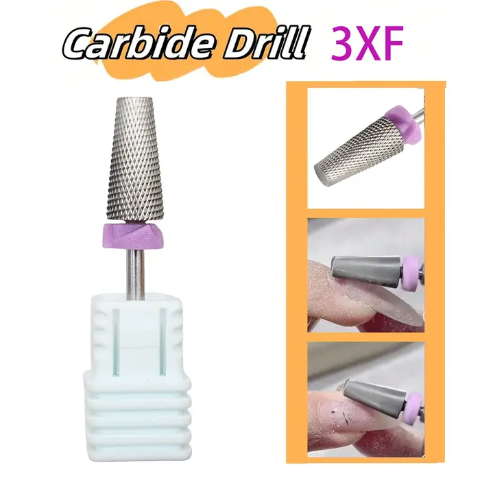 Fraise en carbure XXF pour manucure professionnelle