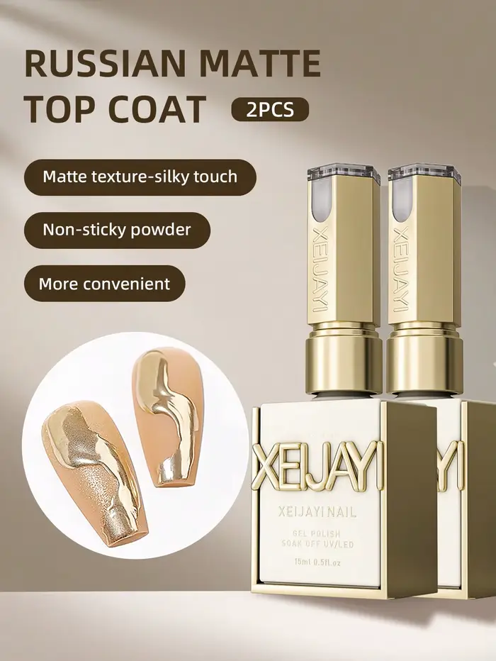2 pièces 15ml Rubbian mat robinet manteau pour ongles