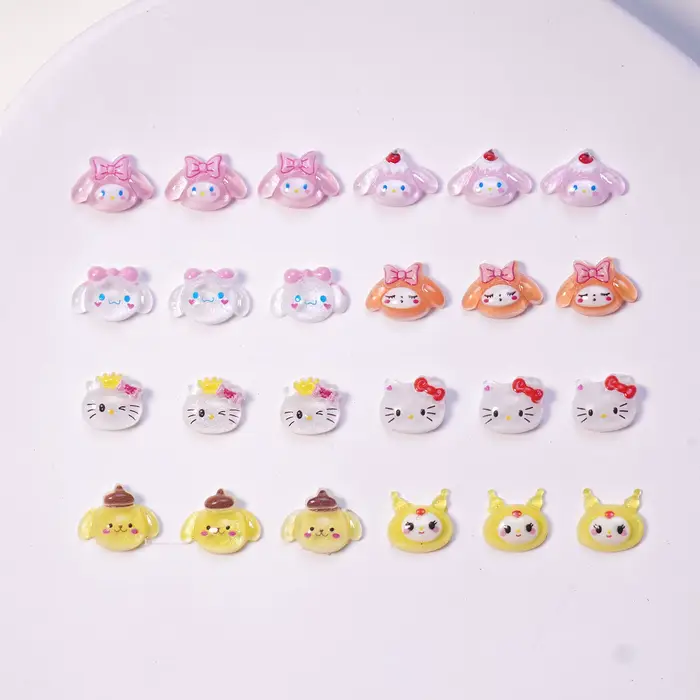 100 pièces/paquet de charmes pour ongles KT Kitty - Art