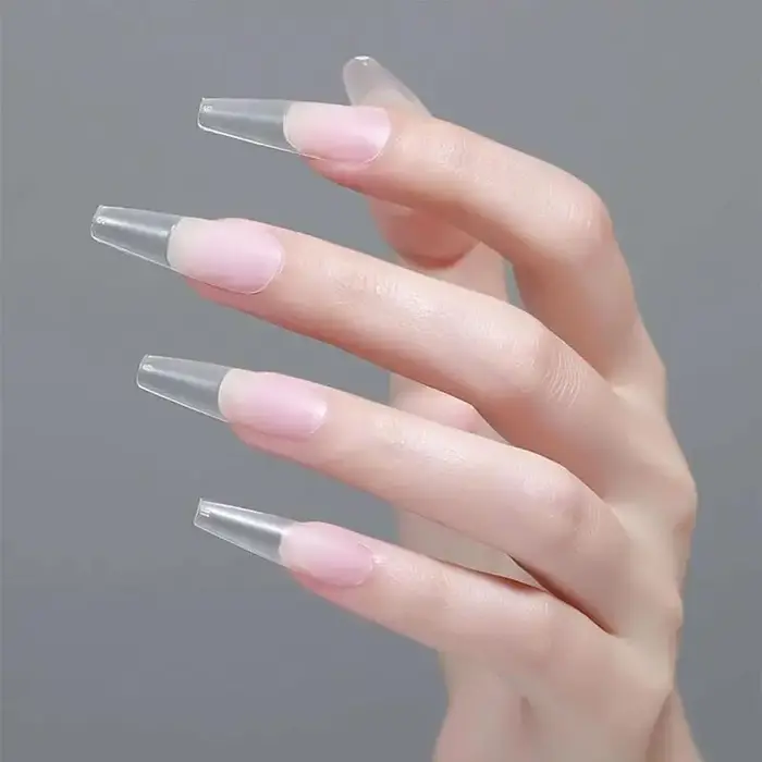 100 pièces/boîte faux ongles sans polissage sans Trace presse démale sur faux ongles fins conseils pour Extension maison bricolage