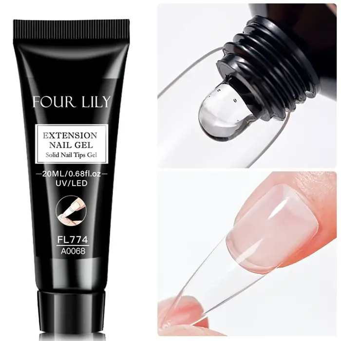 Gel solide pour ongles de 20 ml pour ongles à presser
