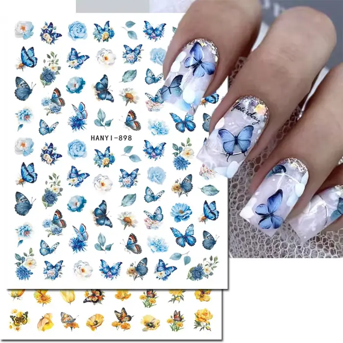 Autocollants 3d pour Nail art