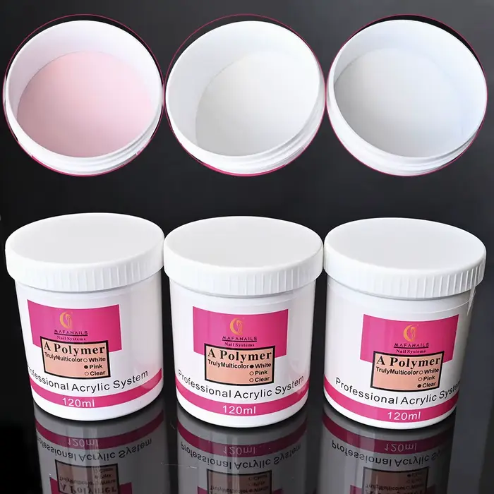 1 bouteille de poudre acrylique pour ongles