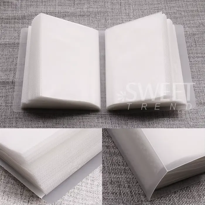 Livre de rangement d'autocollants pour ongles, 100 fentes, livre de Collection vide, support organis