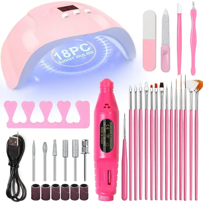 LINMANDA manucure Kit de lampe UV LED ensemble