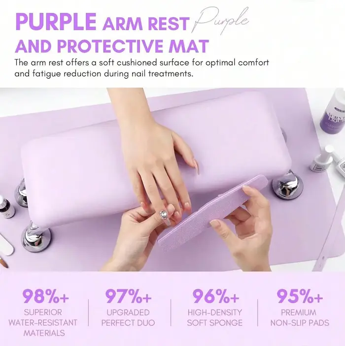 Support de repose-main en PU pour ongles